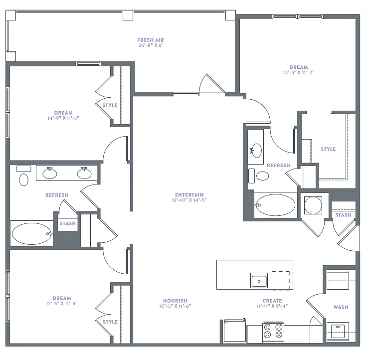 Floor plan C1