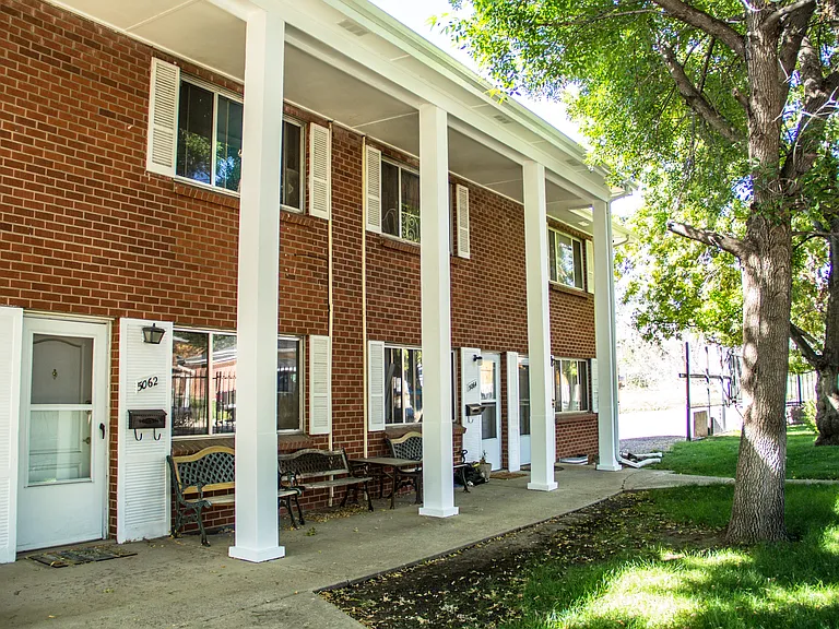 A look from the outside of building 8 on our property.