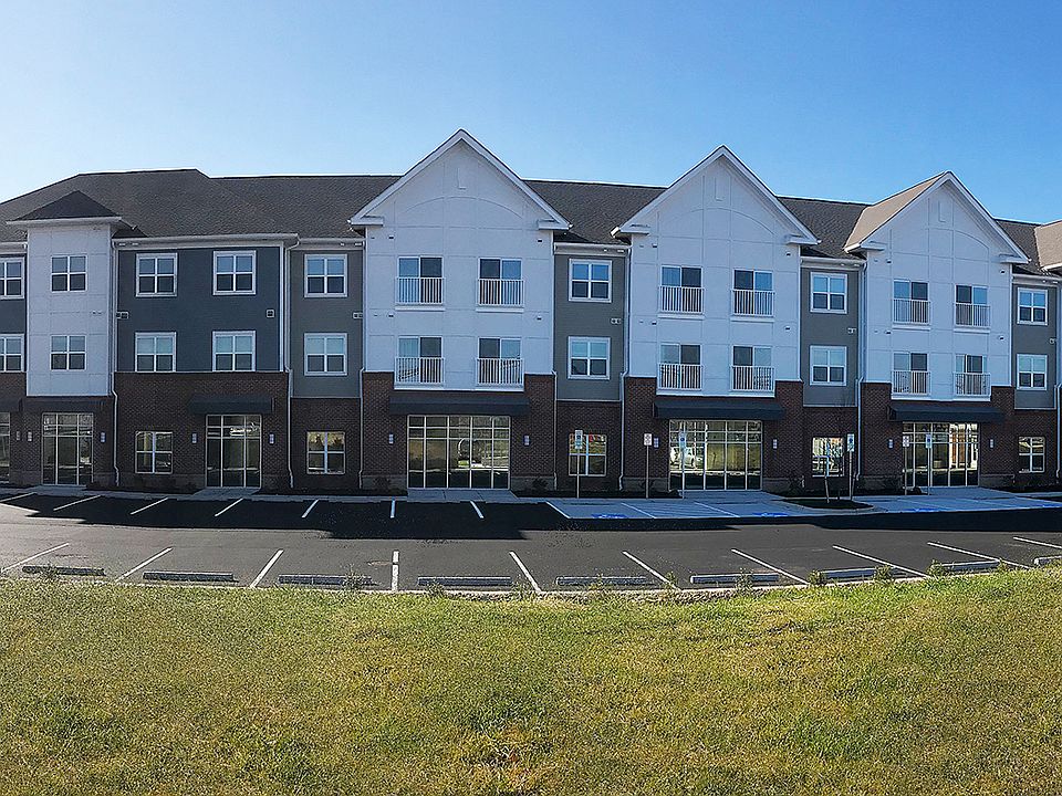 Street view of Rock Spring Station Apartments