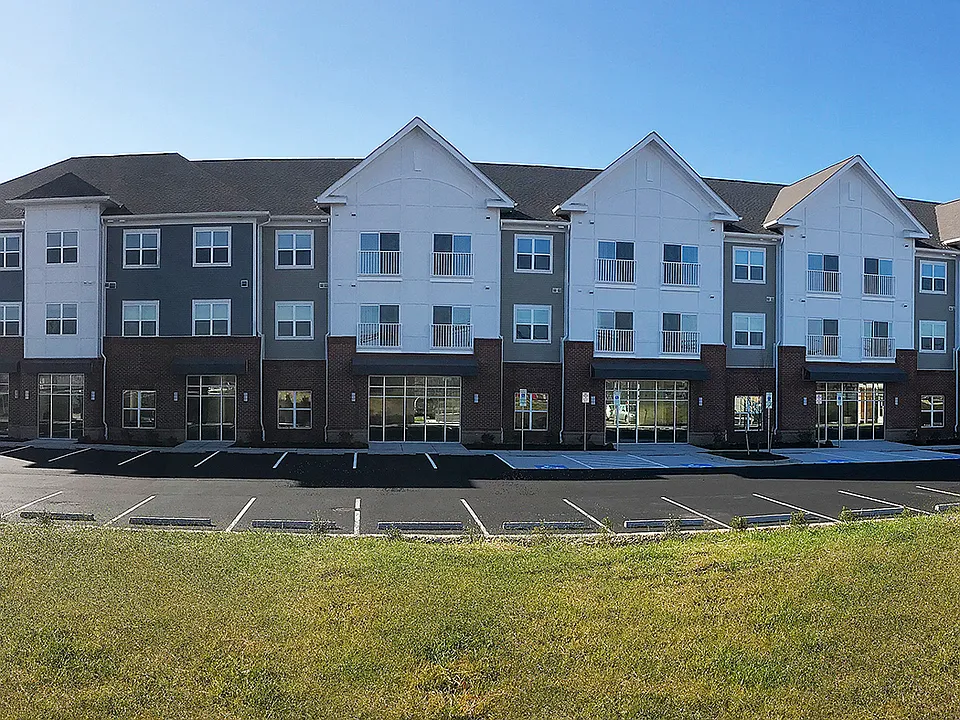 Street view of Rock Spring Station Apartments