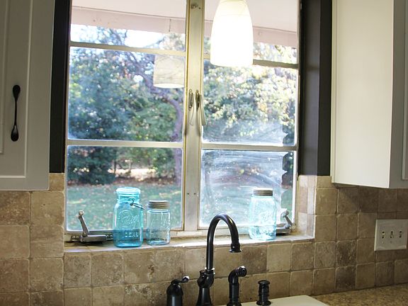 New faucet, new lighting, new paint/hardware. 