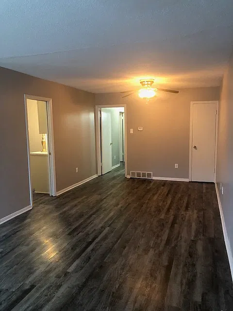 Living room and dining area