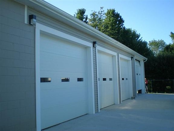 Exterior 4-bay garage