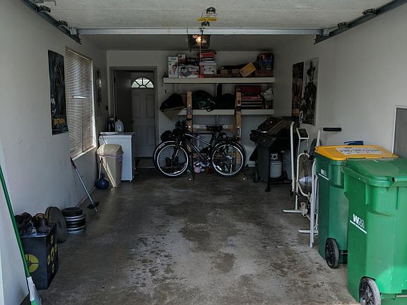 Attached one car garage