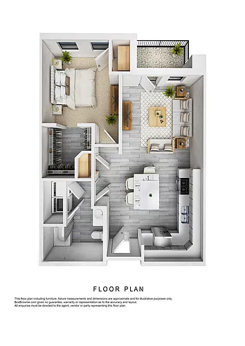 Floor plan 1X1