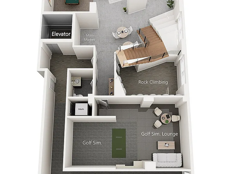 ArriveKC | Lower Level Amenities