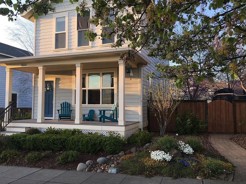 Sunny front porch overlooking the field.