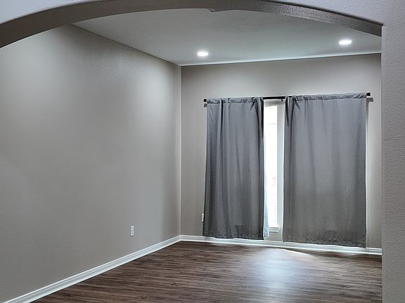 Dining area or potential office off of main entry and connected to the kitchen