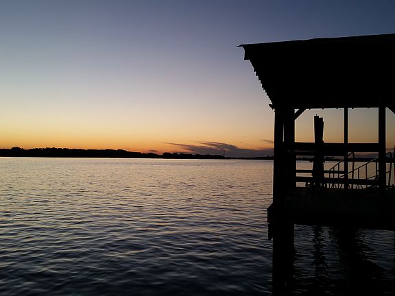 View from community dock
