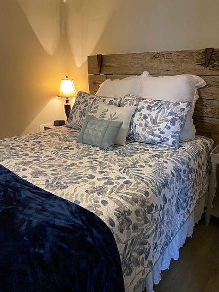 Queen sized bed