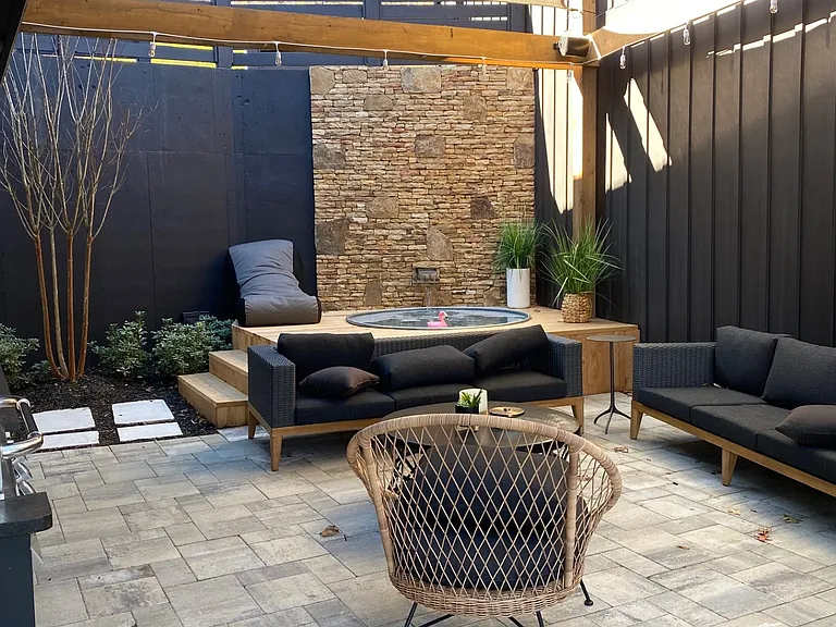 Patio sitting area