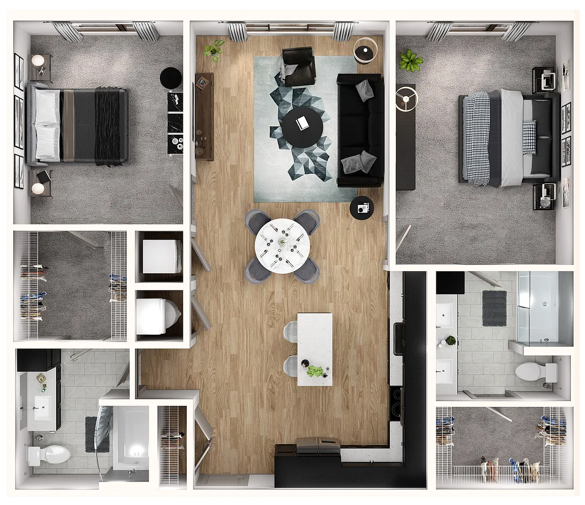 Floor plan B3