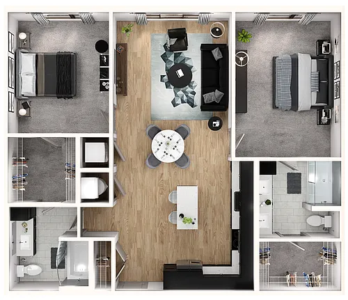 Floor plan B3