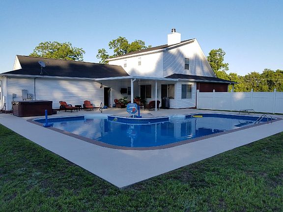 Over size salt water pool