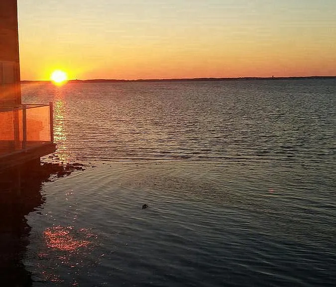 sunset view Deck