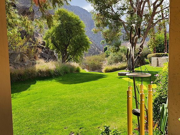 view from dining room patio