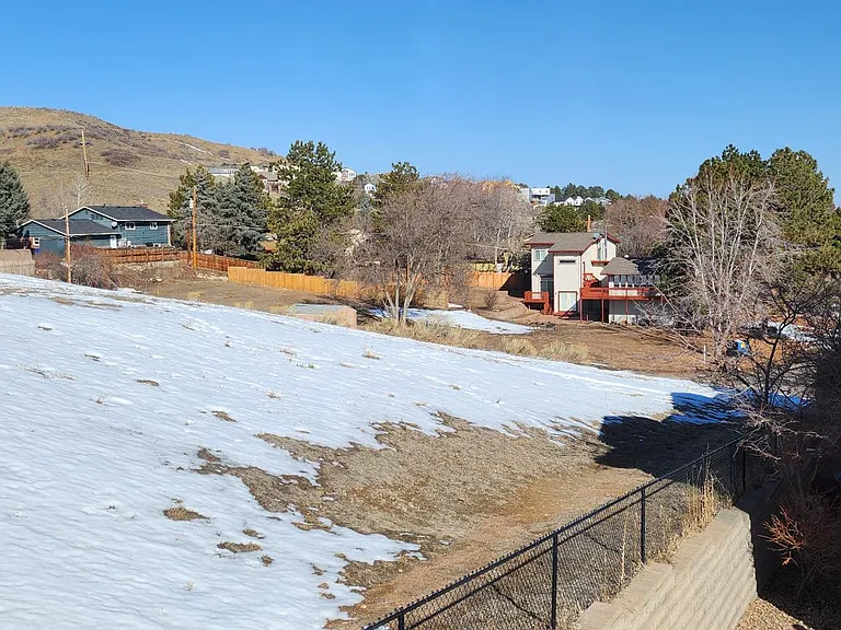 View from upstairs window facing North