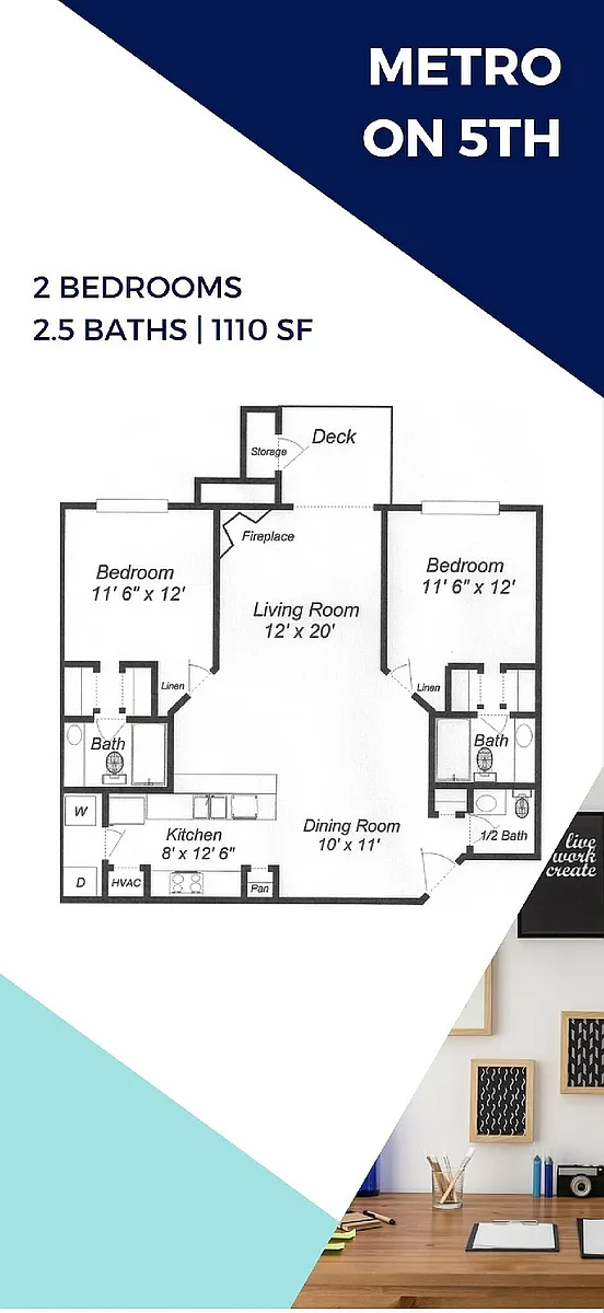 Floor plan The Parkway-Renovated