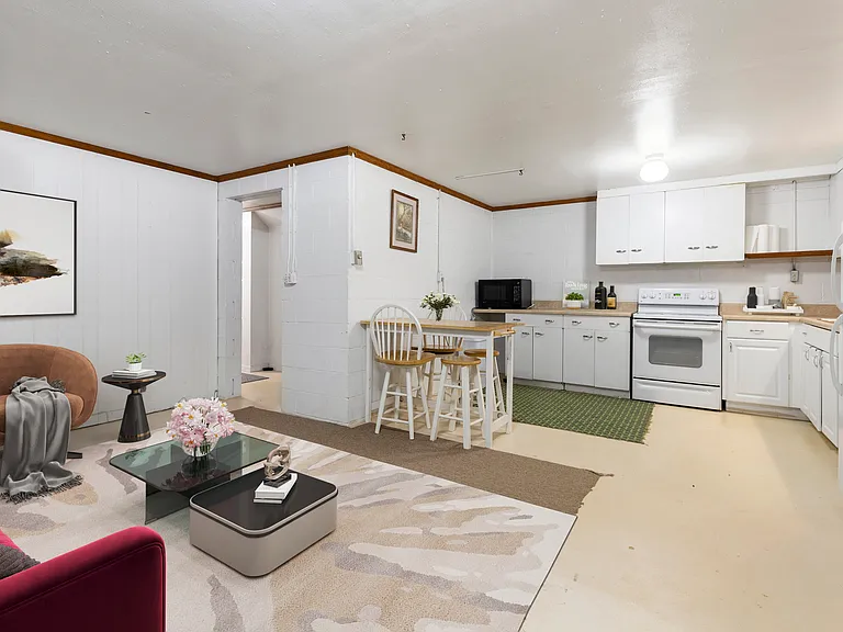 Great Room open to the Kitchen.