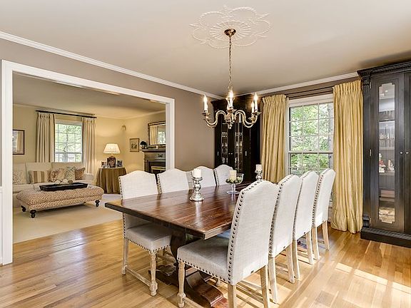 Spacious dining room
