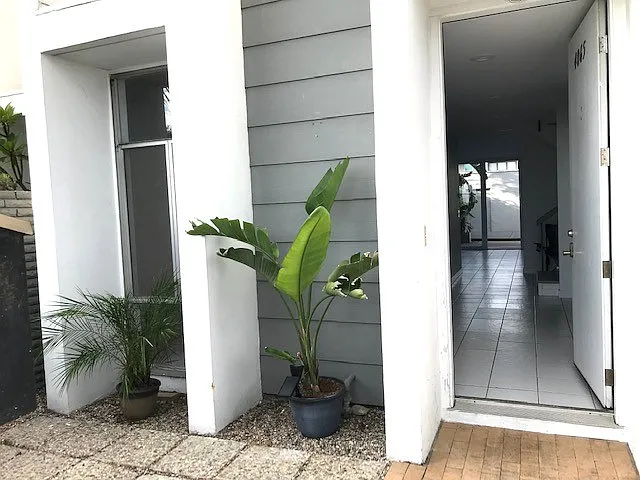 Inviting entrance