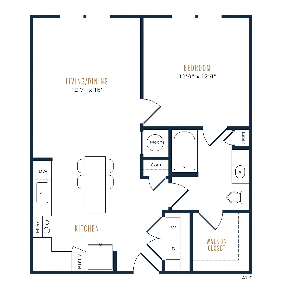 Floor plan A2 60-Essential Housing