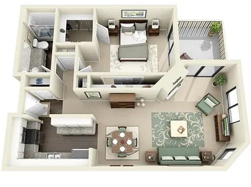 Floor plan Picasso