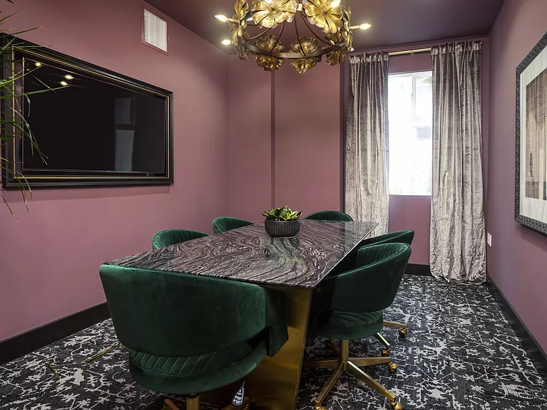 Private conference room at Reveal Playa Vista in Playa Vista, CA.