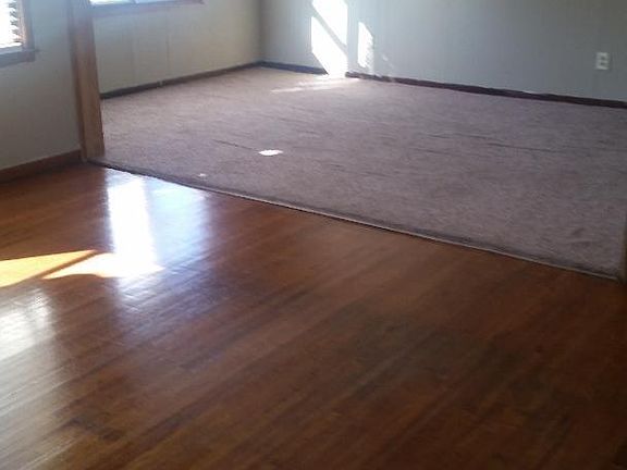 Living room area carpeted