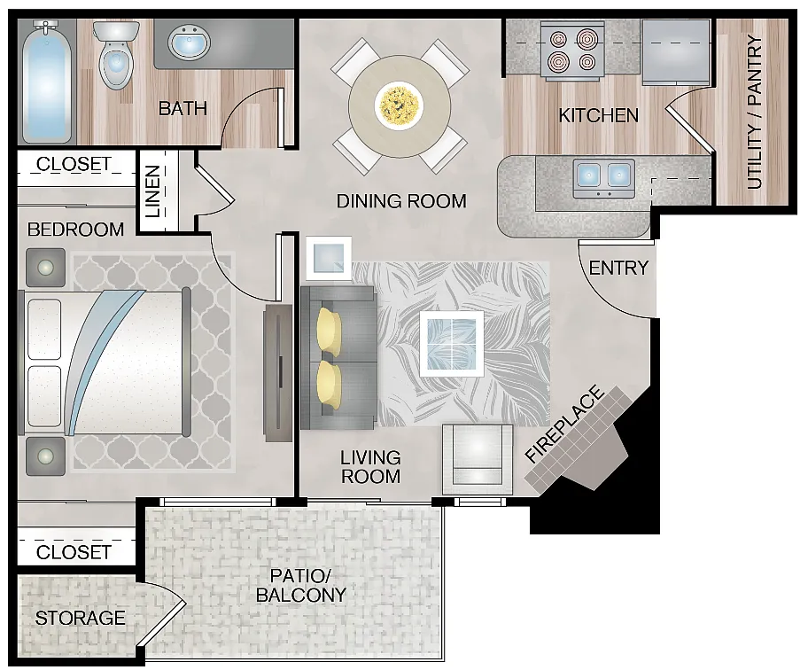 Floor plan Van Gogh