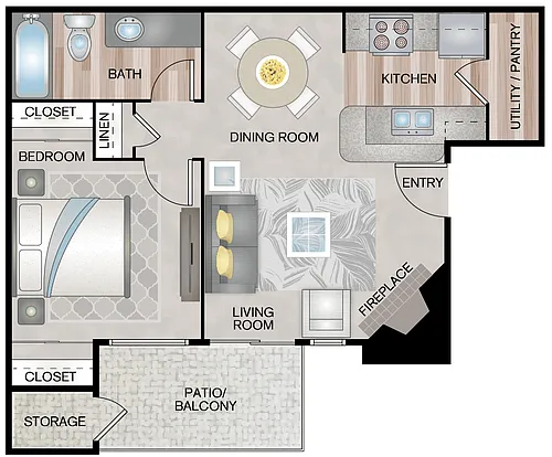 Floor plan Van Gogh
