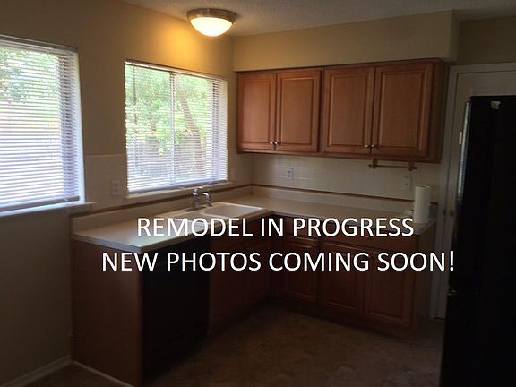 Kitchen .. being remodeled with additional cabinets and granite countertops!