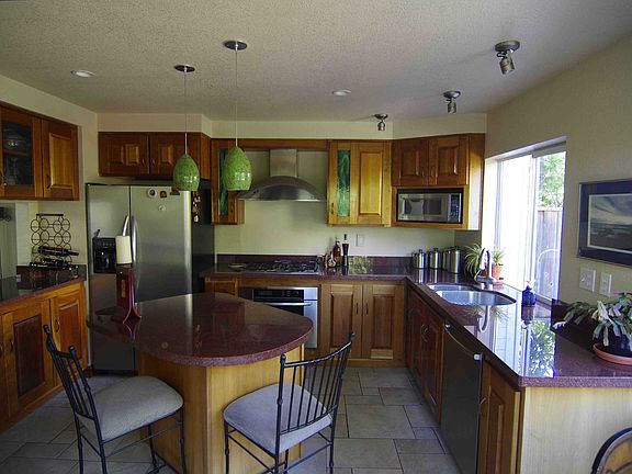 Kitchen from sliding door