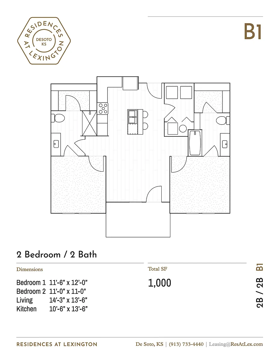Floor plan B1