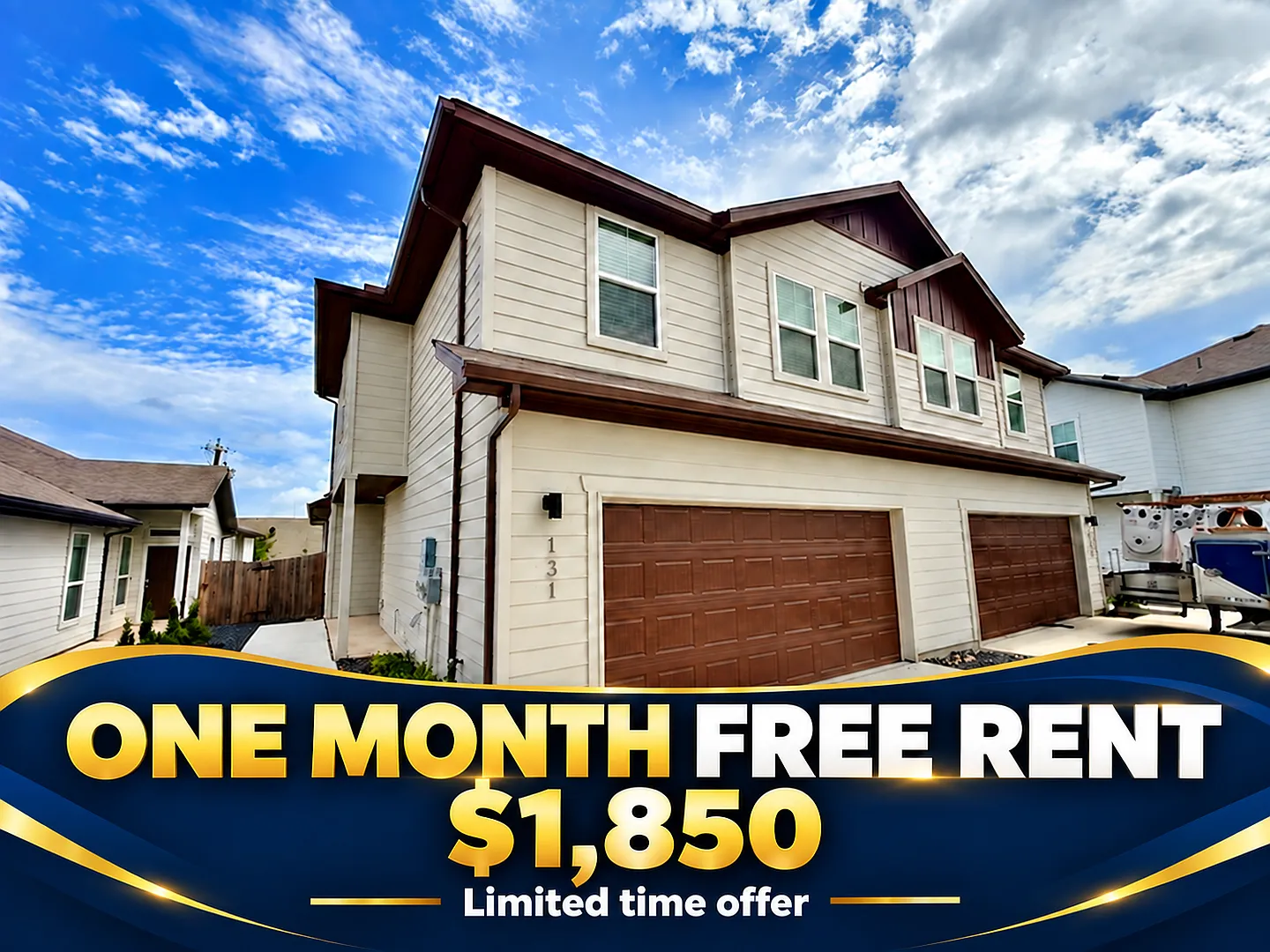 Available Now! Spacious 4-Bedroom Townhome with Granite Kitchen, Covered Patio & Large Yard-Amand... — Photo 1