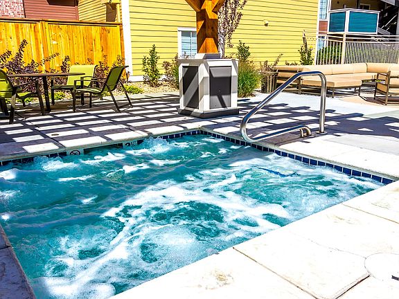 Unwind after a long day with a soothing soak in the hot tub.