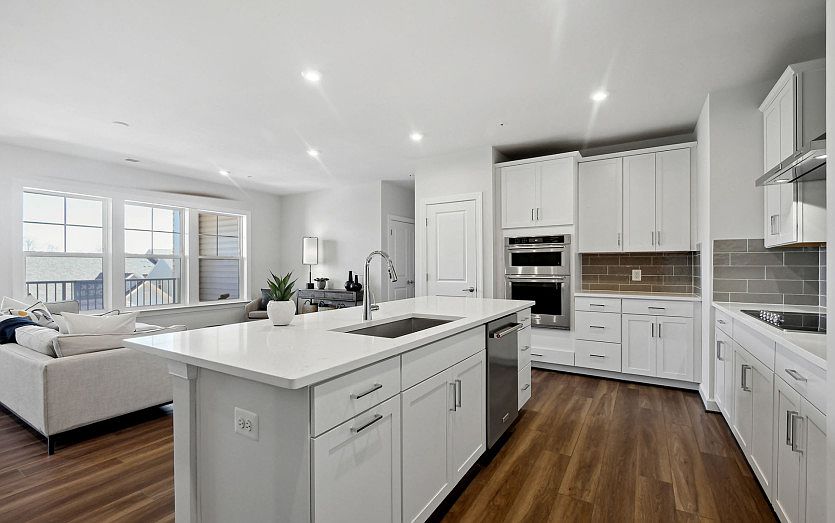 Gourmet Kitchen with Stainless Steel Appliances