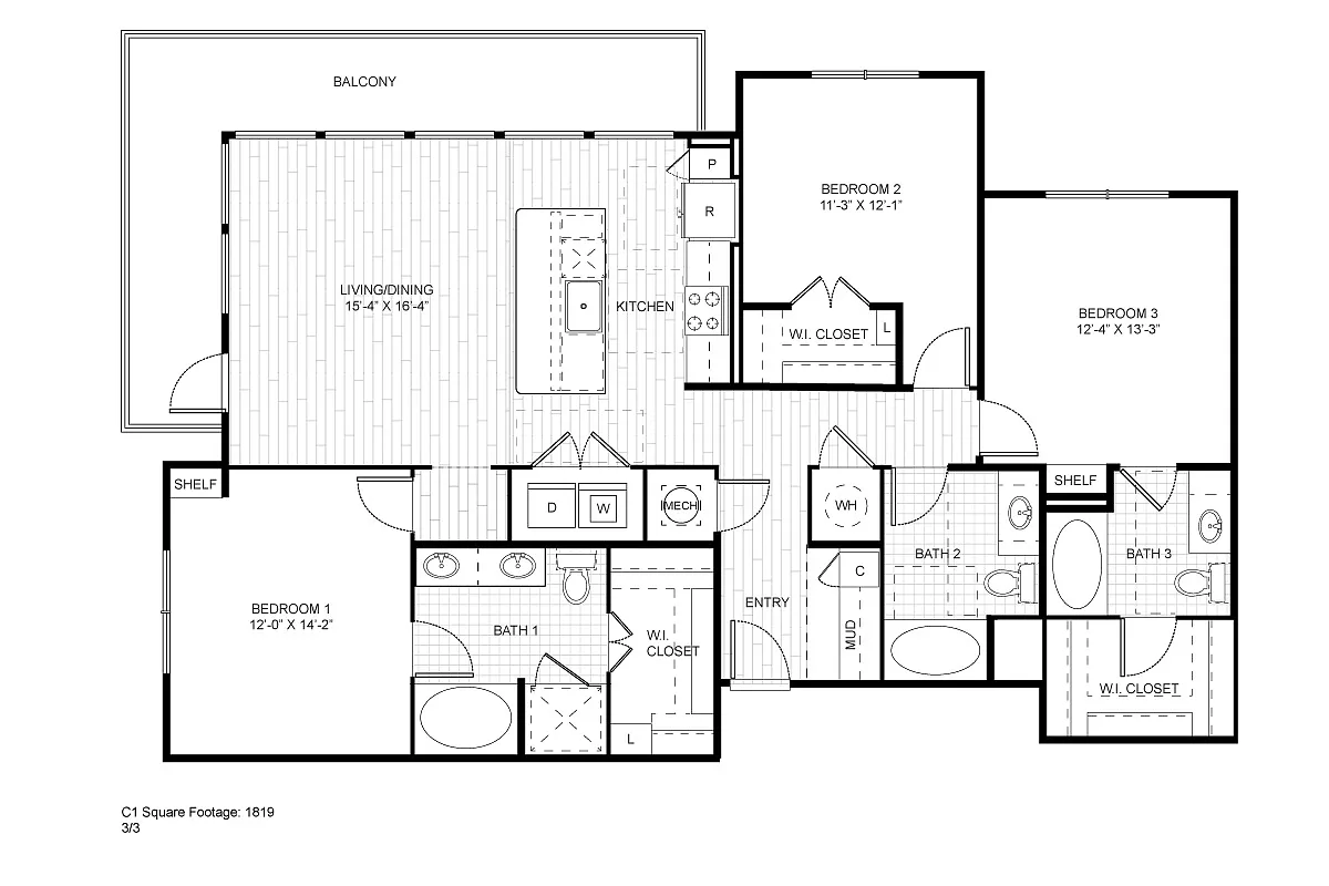 Floor plan C1