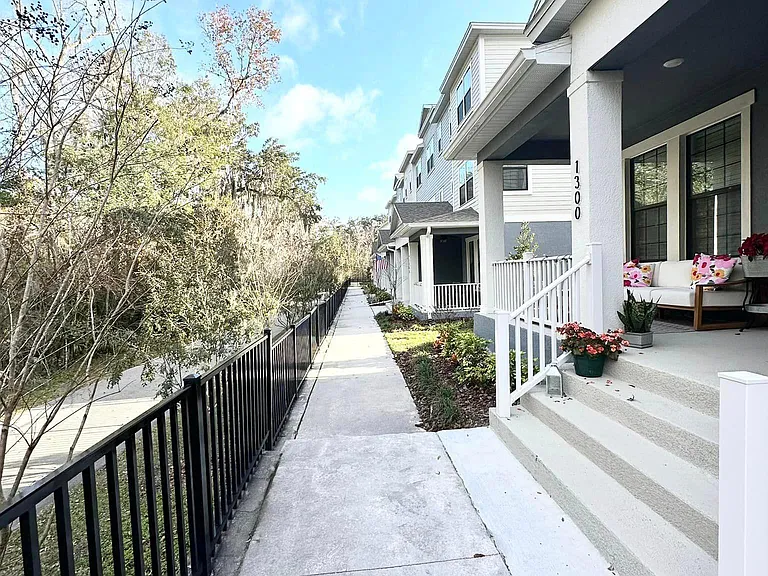 Front door view - walking trails