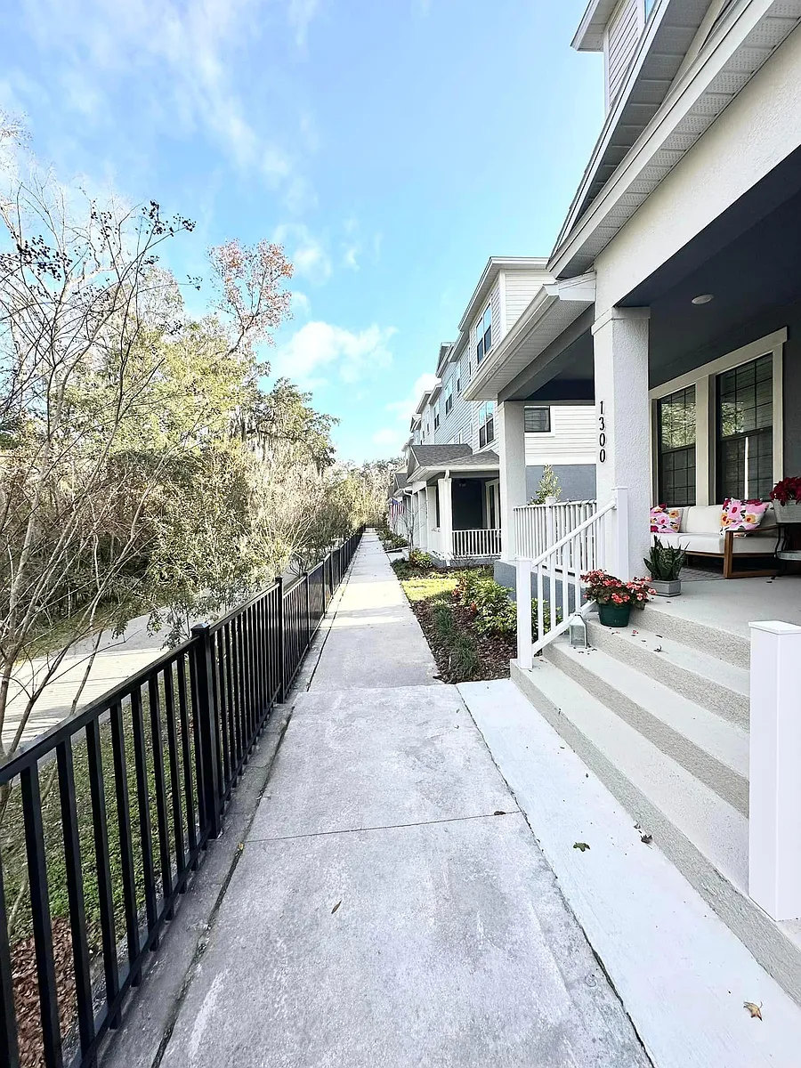 Front door view - walking trails - 1296 Spotted Sandpiper Loop