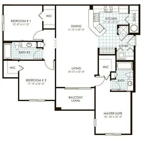 Floor plan Magnolia
