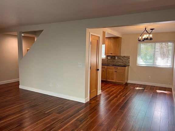 Family room and dining room