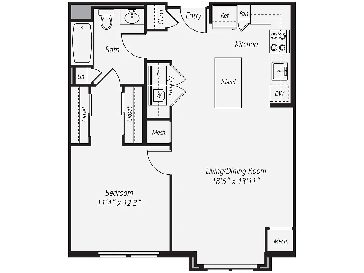Floor plan A2-734