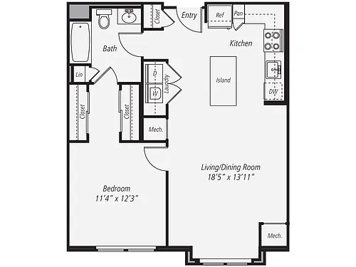 Floor plan A2-734
