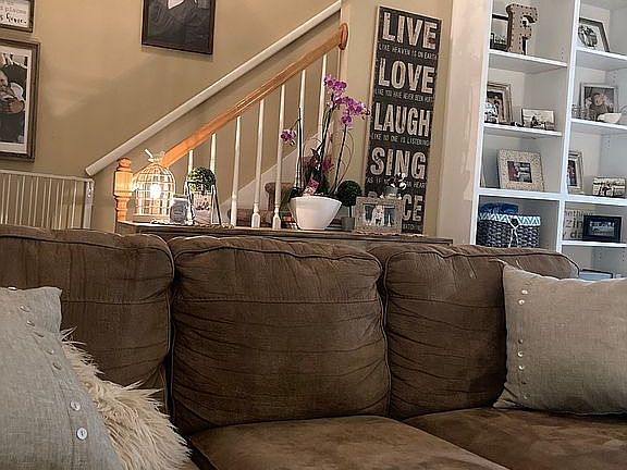 Living room to stairs view 