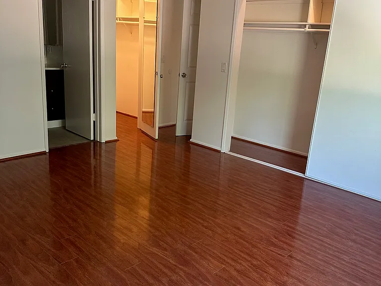 Master bedroom w/his and hers closets