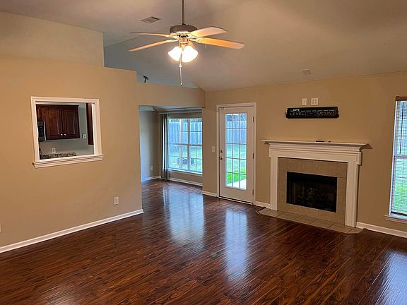 Living Room- TV mount included in rental.