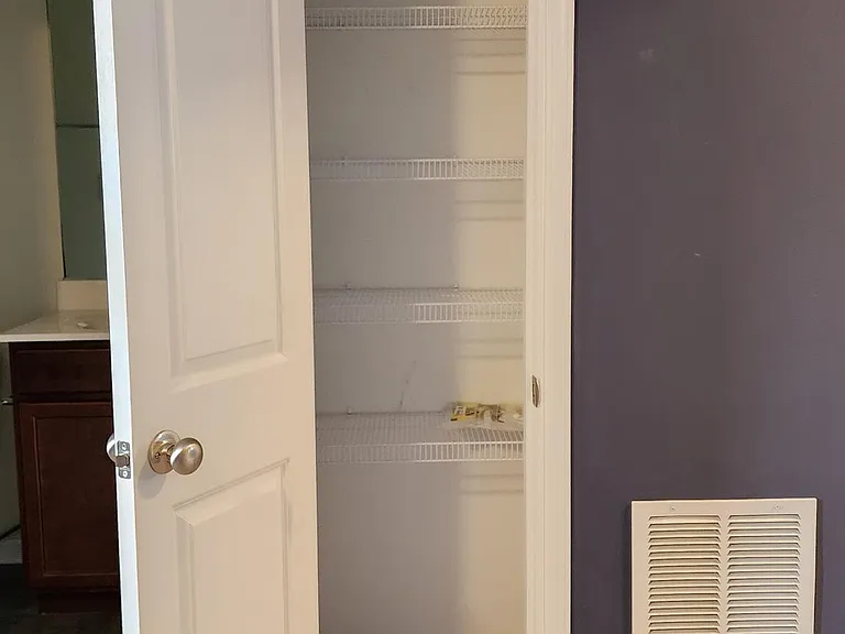 Linen closet in bedroom #3