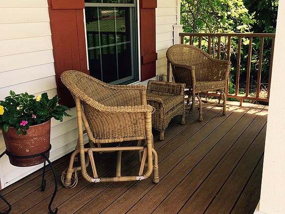 composite front porch
