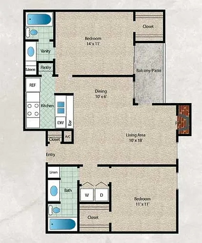 Floor plan B2-2
